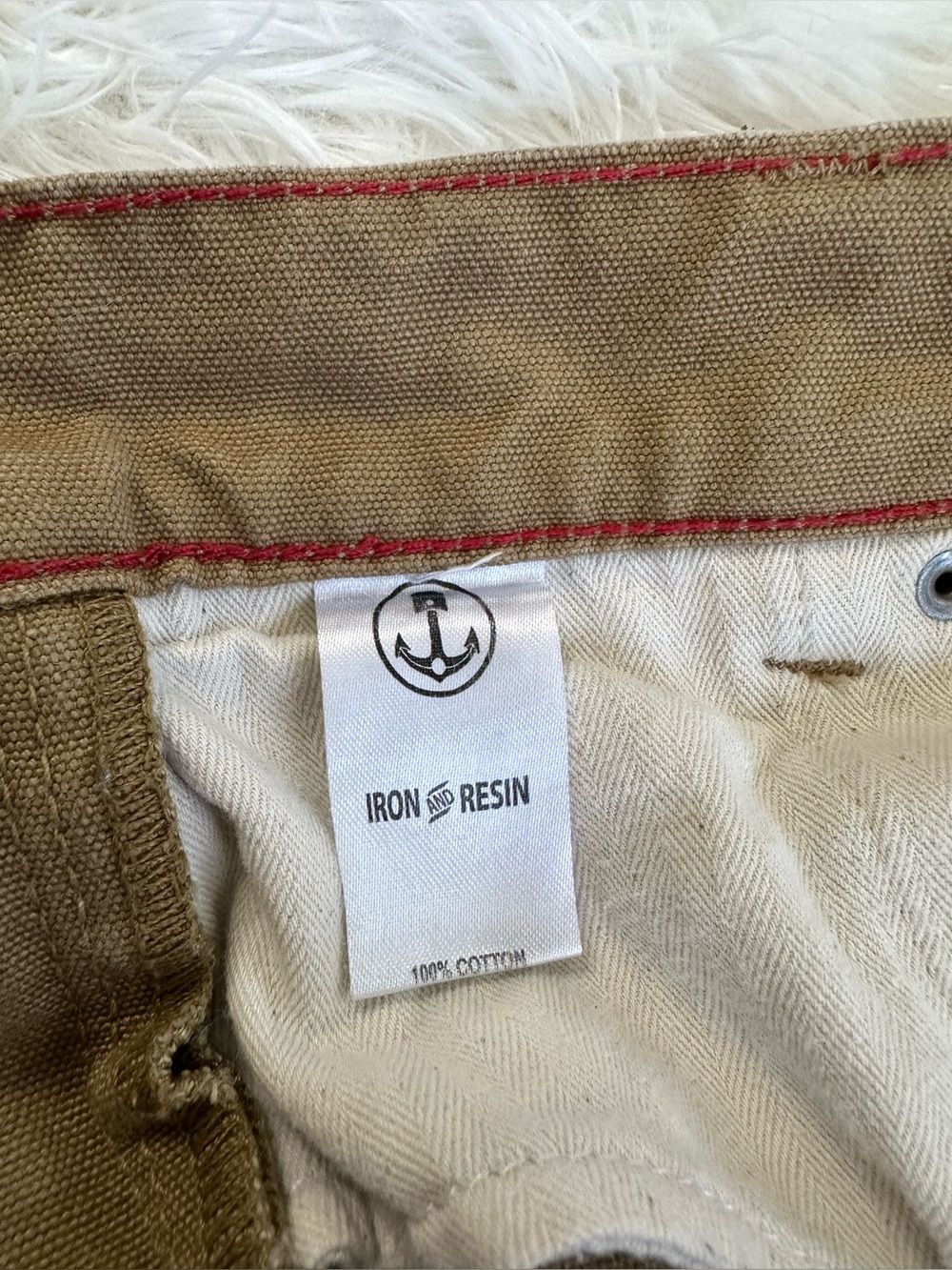 Iron & Resin Double Knee Journeyman Pants Mens 36  Canvas Carpenter workwear - Picture 14 of 14